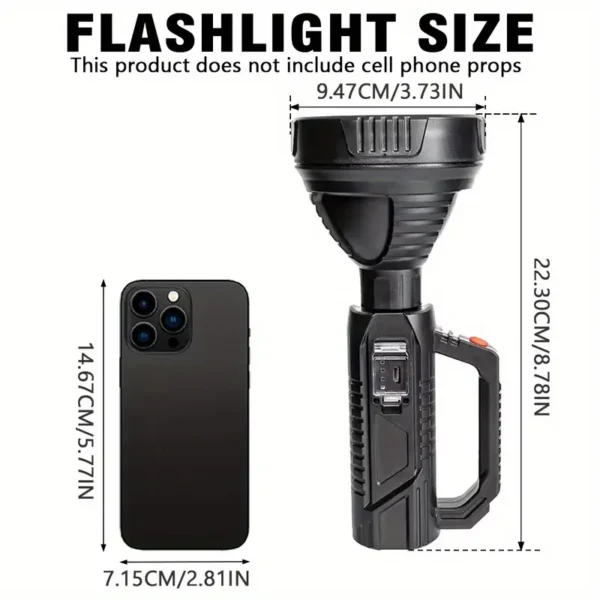 Lanterna LED Ultra-Bright Recarregável USB - Image 5